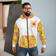 Load image into Gallery viewer, Healing is GROWTH Unisex Zip Hoodie - White
