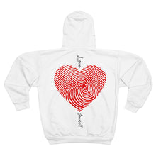 Load image into Gallery viewer, Love Yourself Unisex Zip Hoodie
