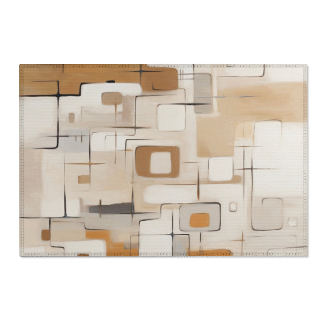 Brown Elements Area Rug