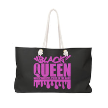 Load image into Gallery viewer, Black Queen Weekender Bag - Black
