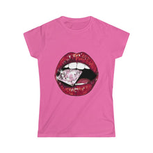 Load image into Gallery viewer, Diamond Lips - Women&#39;s Softstyle Tee
