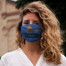 Load image into Gallery viewer, Melanin Dripping Face Mask - Blue
