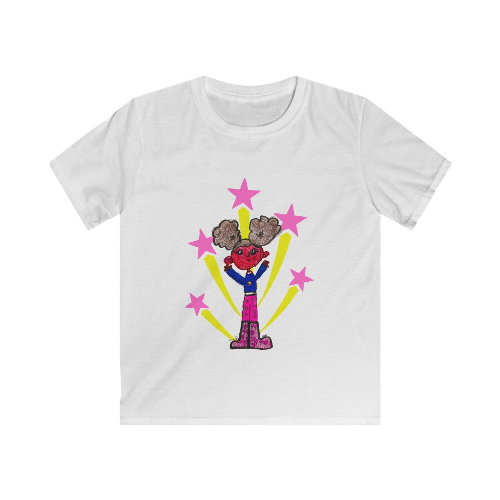 Brave By Harmoni -Renee' - Kids Softstyle Tee