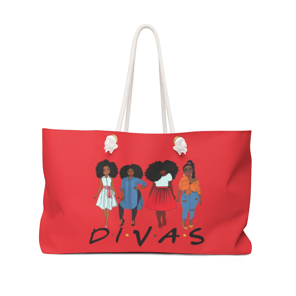 DIVAS Weekender Bag - Red