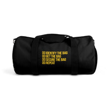 Load image into Gallery viewer, Secure the Bag Duffel Bag -Black
