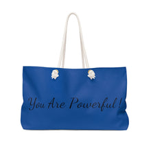 Load image into Gallery viewer, God Says You Are - Weekender Bag - Blue
