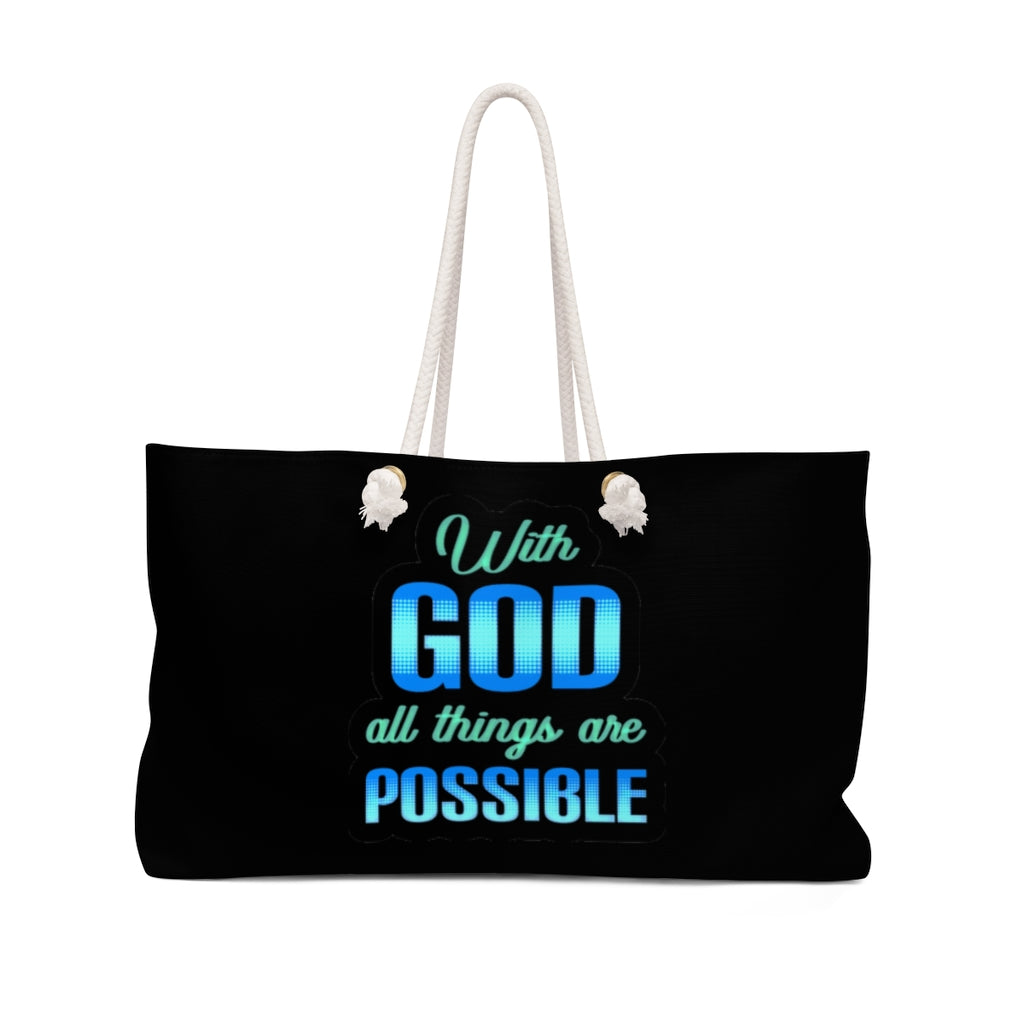 With God Weekender Bag