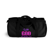 Load image into Gallery viewer, With God Duffel Bag - Black
