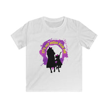 Load image into Gallery viewer, It&#39;s My Mom Purple Splash - Kids Softstyle Tee
