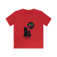 Load image into Gallery viewer, Living My Best Life Balloon - Kids Softstyle Tee
