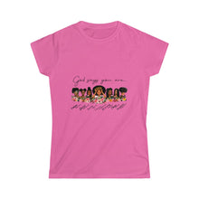 Load image into Gallery viewer, God Says You Are - Women&#39;s Softstyle Tee
