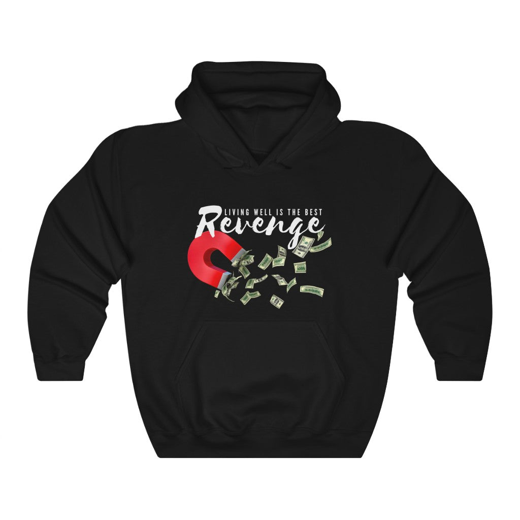 Living Well Is The Best Revenge - Unisex Hoodie