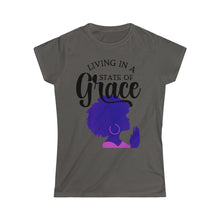 Load image into Gallery viewer, Living In State Of Grace- Women&#39;s Softstyle Tee
