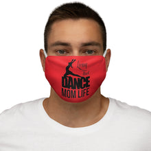 Load image into Gallery viewer, Living That Dance Mom Face Mask - Red
