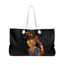 Load image into Gallery viewer, God Said You Are - Wonder woman - Weekender Bag - Black
