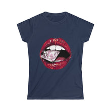 Load image into Gallery viewer, Diamond Lips - Women&#39;s Softstyle Tee
