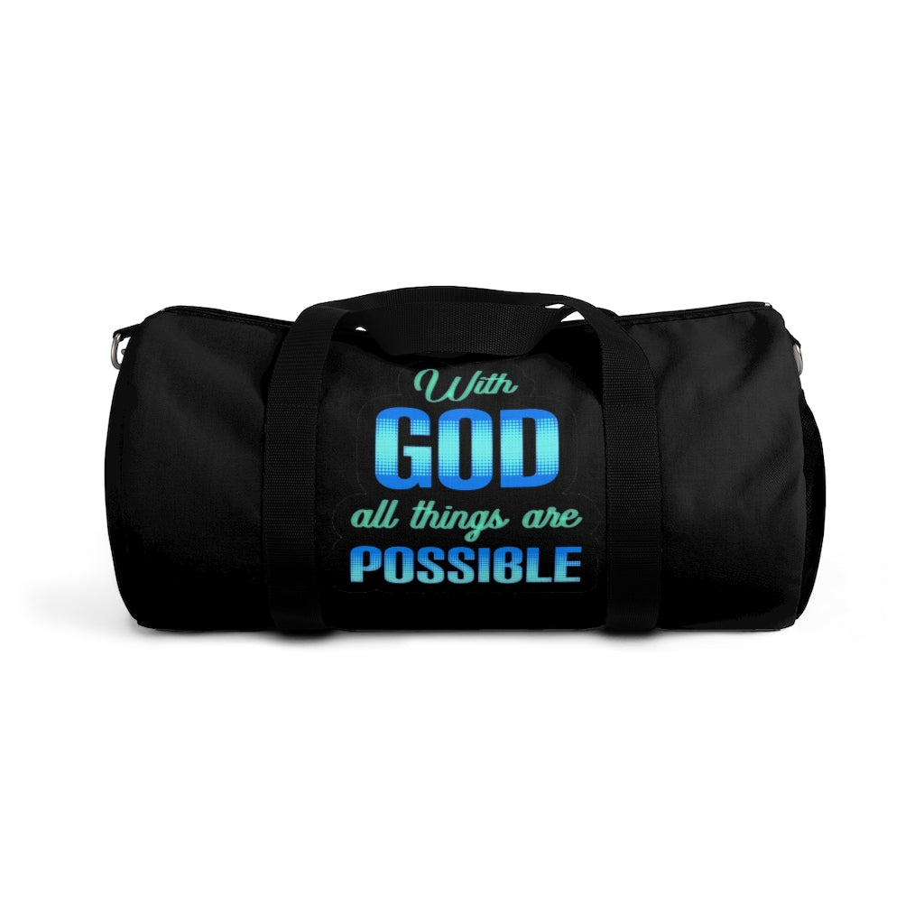 God Duffel Bag - Black