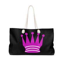 Load image into Gallery viewer, Black Queen Weekender Bag - Black
