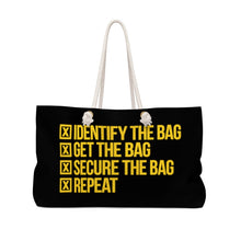 Load image into Gallery viewer, Minding My Business Weekender Bag - Black
