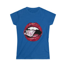 Load image into Gallery viewer, Diamond Lips - Women&#39;s Softstyle Tee
